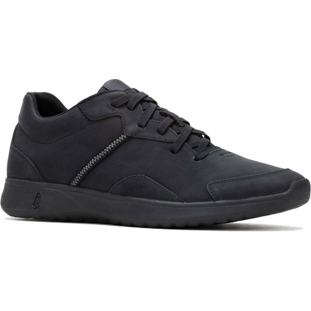 Hush Puppies The Good Trainer Black Mens trainers HPM10360 in a Plain Leather and Man-made in Size 7